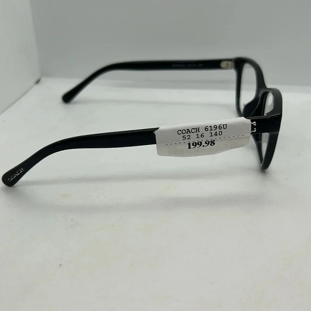 Coach 6196U Eyeglasses Frames Case Black RX-able NWT - Picture 7 of 7
